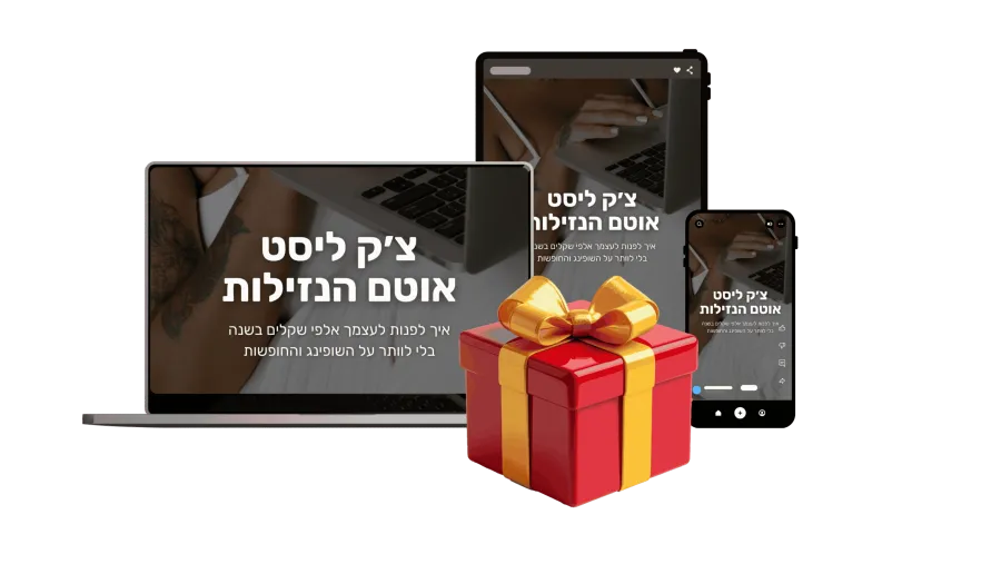 מתנה 2 - צ'ק ליסט אוטם הנזילות